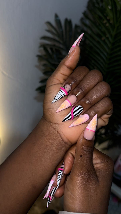 The Ultimate Nude Glitter Nail Collection