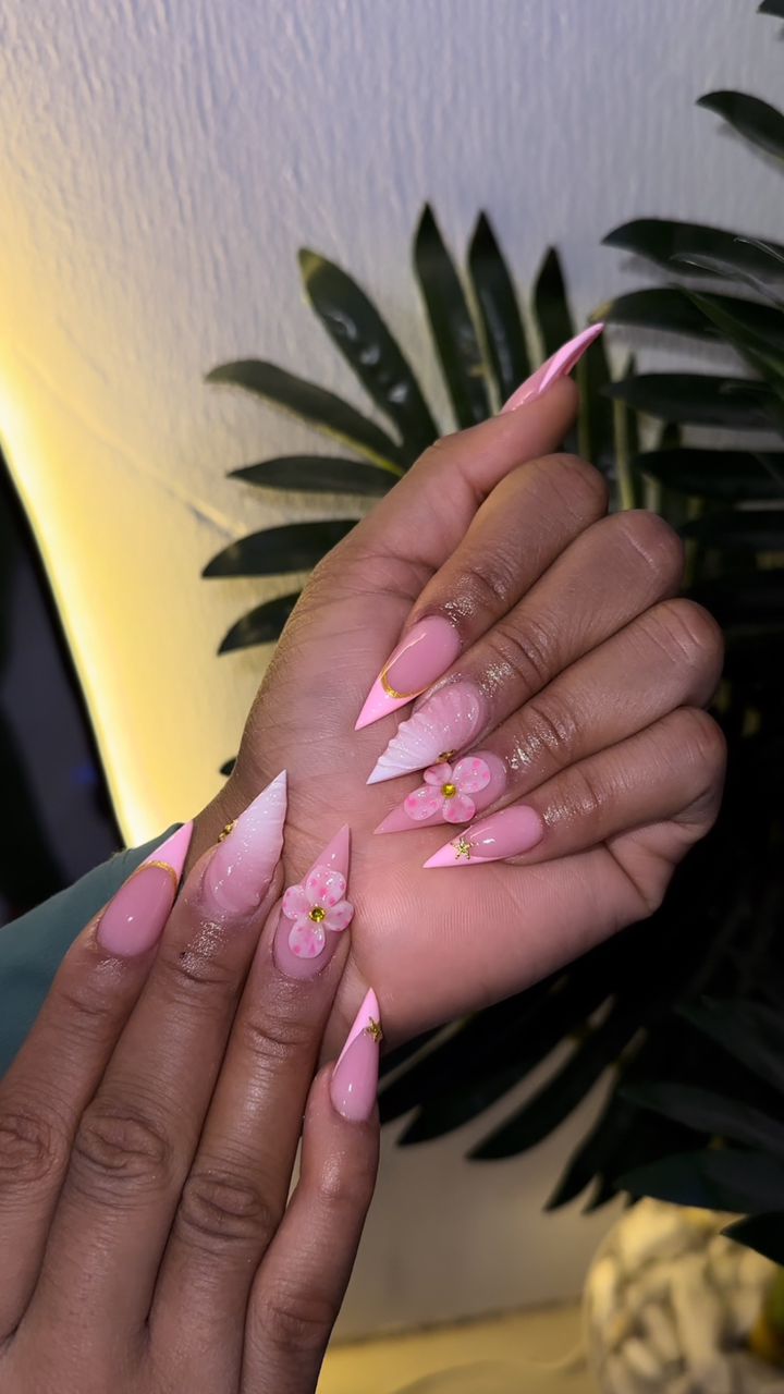 The Ultimate Nude Glitter Nail Collection