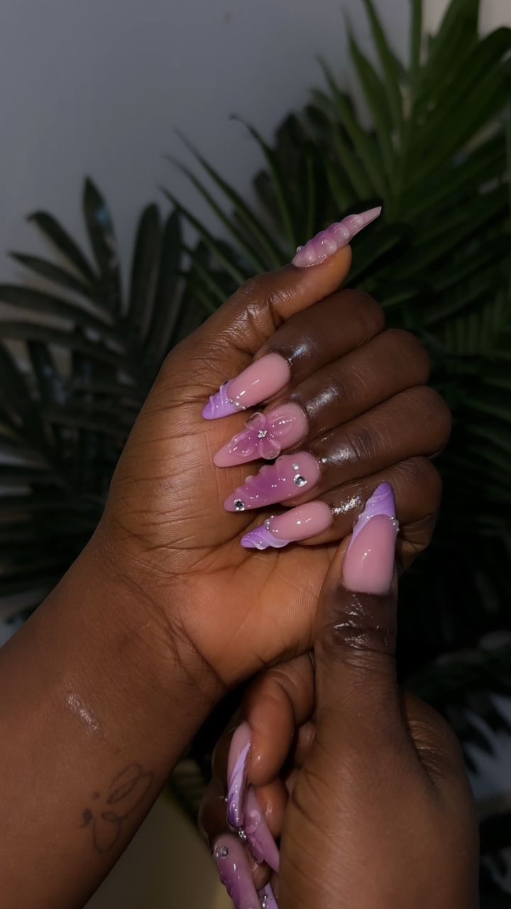 The Ultimate Nude Glitter Nail Collection